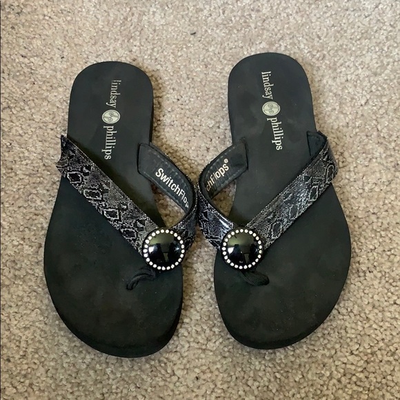 Lindsay Phillips Flip Flops Size 6 - Picture 1 of 4